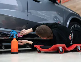 Подготовка кузова и раскрой пленки